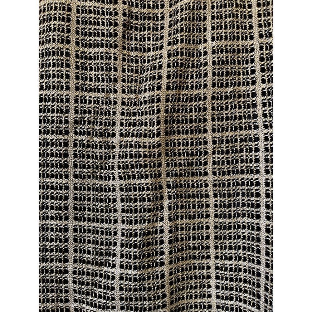 Js Collections Gold Metallic Threaded Blouse Size… - image 2